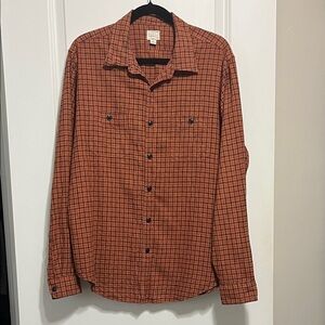 J. Crew Hemp/Organic Cotton Shirt Sz Large